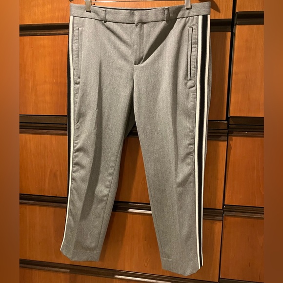 Jersey Striped Banana Republic Avery Pants Size 10 - Picture 6 of 7